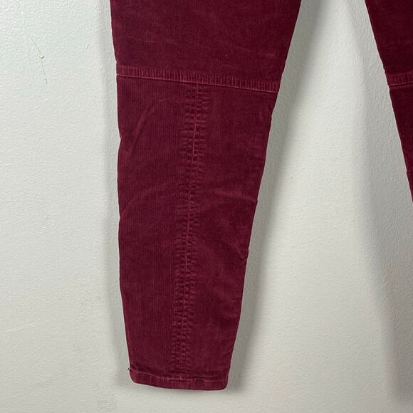 Banana Republic Burgundy Corduroy Jeans Size 29 - Picture 3 of 11